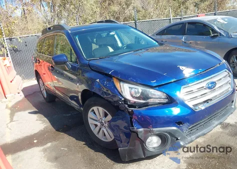 2017 Subaru Outback 2.5I Premium z USA, uszkodzony, nr VIN 4S4BSACC1H3389512